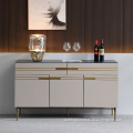 Modern buffet cabinet wooden sideboard minimalist buffet table for living room